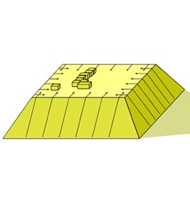 Flankentransport beim Pyramidenbau  - © Eckart Unterberger