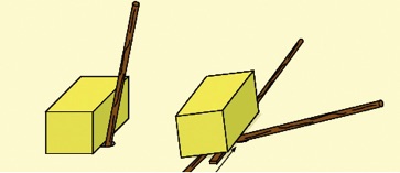 Pyramiden-Steintransport mit Kufen - © Eckart Unterberger