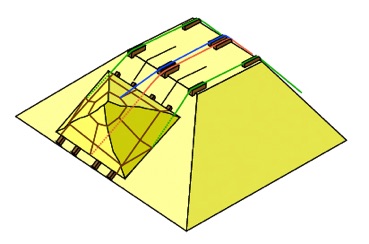 Transport des Pyramidions - © Eckart Unterberger