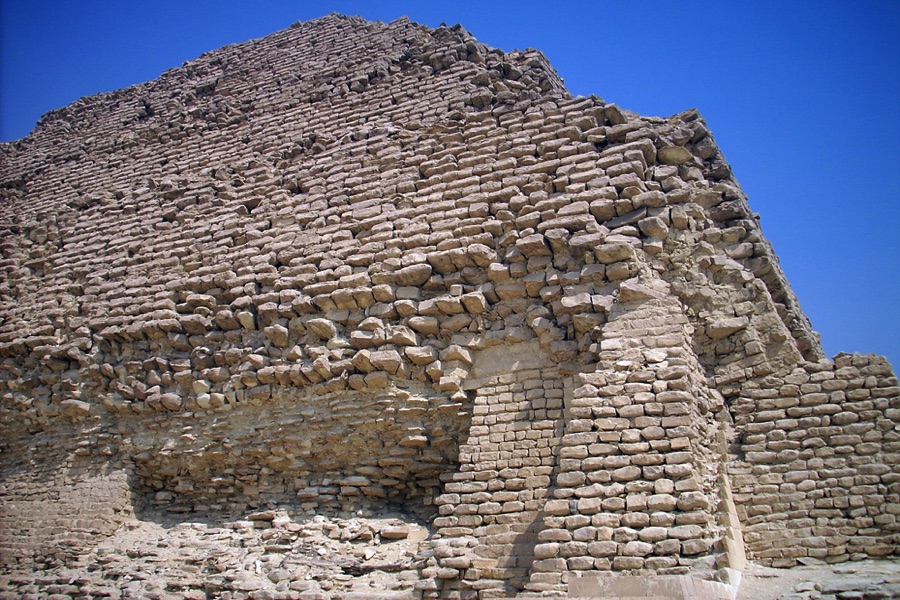 Ein Blick ins Innere der Pyramide.