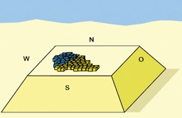 Zugmannschaften beim Pyramidenbau - © Eckart Unterberger