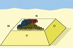 Zugmannschaften beim Pyramidenbau - © Eckart Unterberger